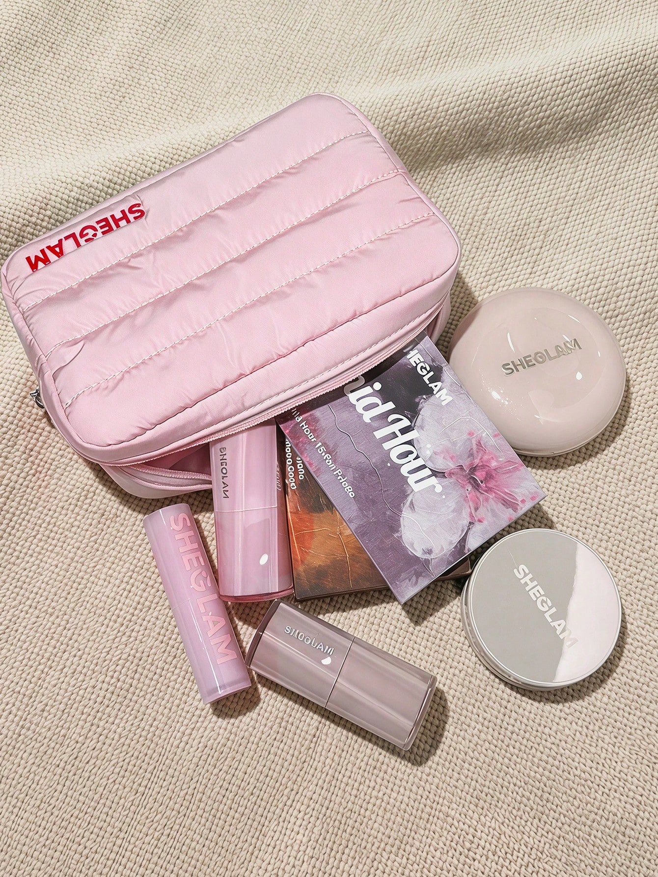 کیف آرایشی پارچه ای شیگلم مدل Trousse De Maquillage 1 Trousse De Maquillage 1785834258556 کیف آرایشی پارچه ای شیگلم مدل Trousse De Maquillage