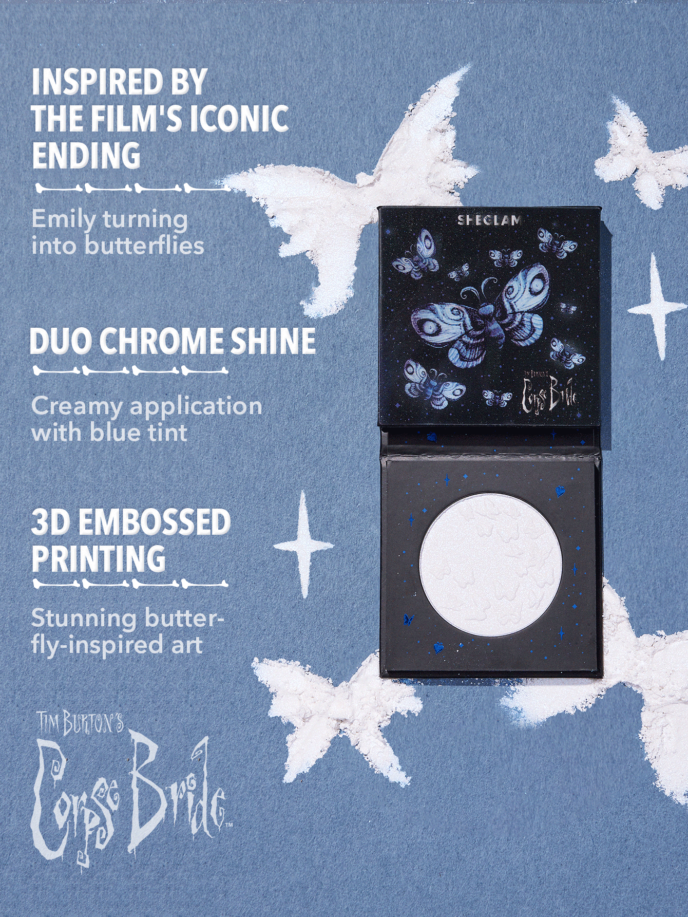 هایلایتر شیگلم از کالکشن عروس مردگان Beaming Butterfly 2 Beaming Butterfly 1788689791969 هایلایتر شیگلم از کالکشن عروس مردگان Beaming Butterfly