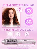 برس سشوار بخار شیگلم مدل Hydra Shot Steam Blowout Brush Pro