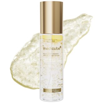 سرم اسپری روشن کننده کوجیک اسید و زردچوبه مدی کیوب 100 میل Gold Jelly Mist