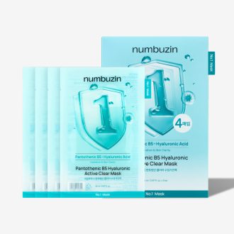 ماسک ورقه ای پانتوتنیک B5 و هیالورونیک نامبوزین Pantothenic B5+Hyaluronic Acid No.1