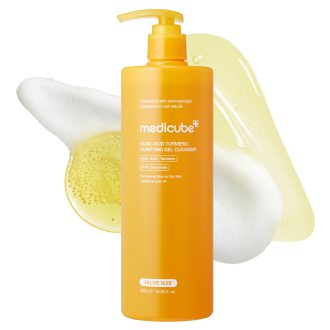 ژل شوینده و روشن کننده صورت و بدن کوجیک اسید و زردچوبه مدیکیوب Purifying Gel Cleanser