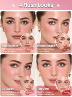 رژگونه مایع شیگلم مدل Squeeze & Dot رنگ Hush Hush