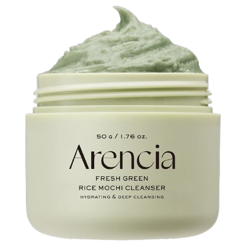 شوینده موچی برنج و چای سبز آرنسیا تسکین دهنده و کنترل چربی پوست Arencia Fresh Green Rice Mochi Cleanser